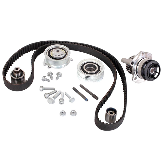 Timing Belt Kit with Water Pump for VW Polo/Golf VI/Beetle/Passat CC 1.6TDI 1.2TDI - 03L198119B (Includes Tensioner, Pulleys, Bolts)