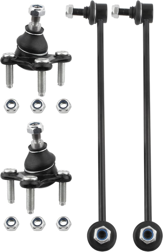 Front Suspension 2pc Front Sway Bar Link Kit - Compatible with Audi A1 Allstreet & VW Polo Van - Replaces 6Q0411305ANS1/6Q0411314MS1/6Q0411314PS1