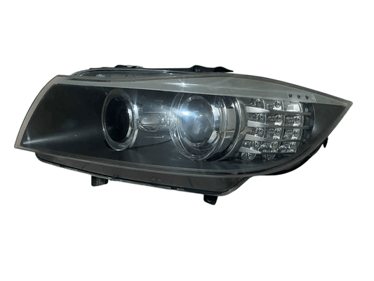 Used OEM BMW E90 3 Series LCI Xenon Headlights - Complete Left Set - Tested & Fully Functional (Left) - Macshap