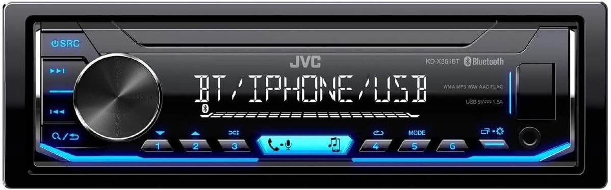 JVC KD-X351BT Digital Media Receiver – Bluetooth/USB/MP3 Car Stereo - Macshap