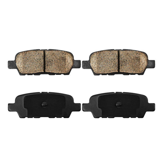Complete Brake Pad Set for Nissan Qashqai 2.0 (2010-2013) - Front & Rear Ceramic Pads - Fits MR20DE Engine Models - Macshap
