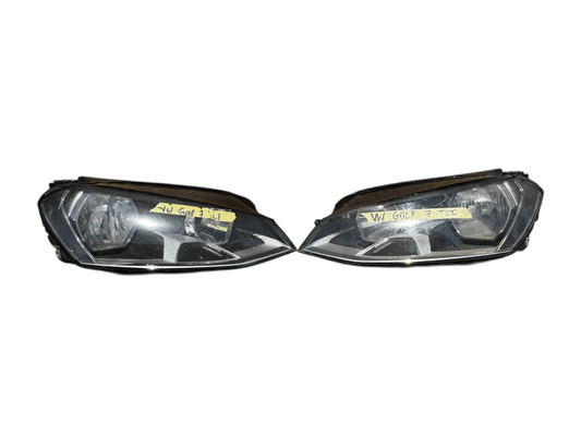 Volkswagen Golf MK7 / GTI 7 Left & Right Headlight Set - OEM Used Halogen / LED / Xenon Pair - Macshap