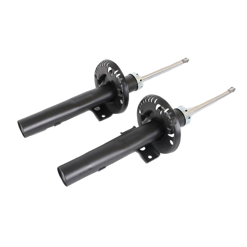Two black shock absorbers