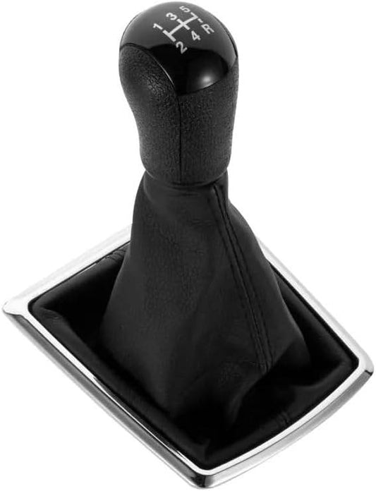 5-Speed Manual Gear Knob with Boot – Universal Fit for Ford Focus, Mondeo, Fiesta & More - Macshap